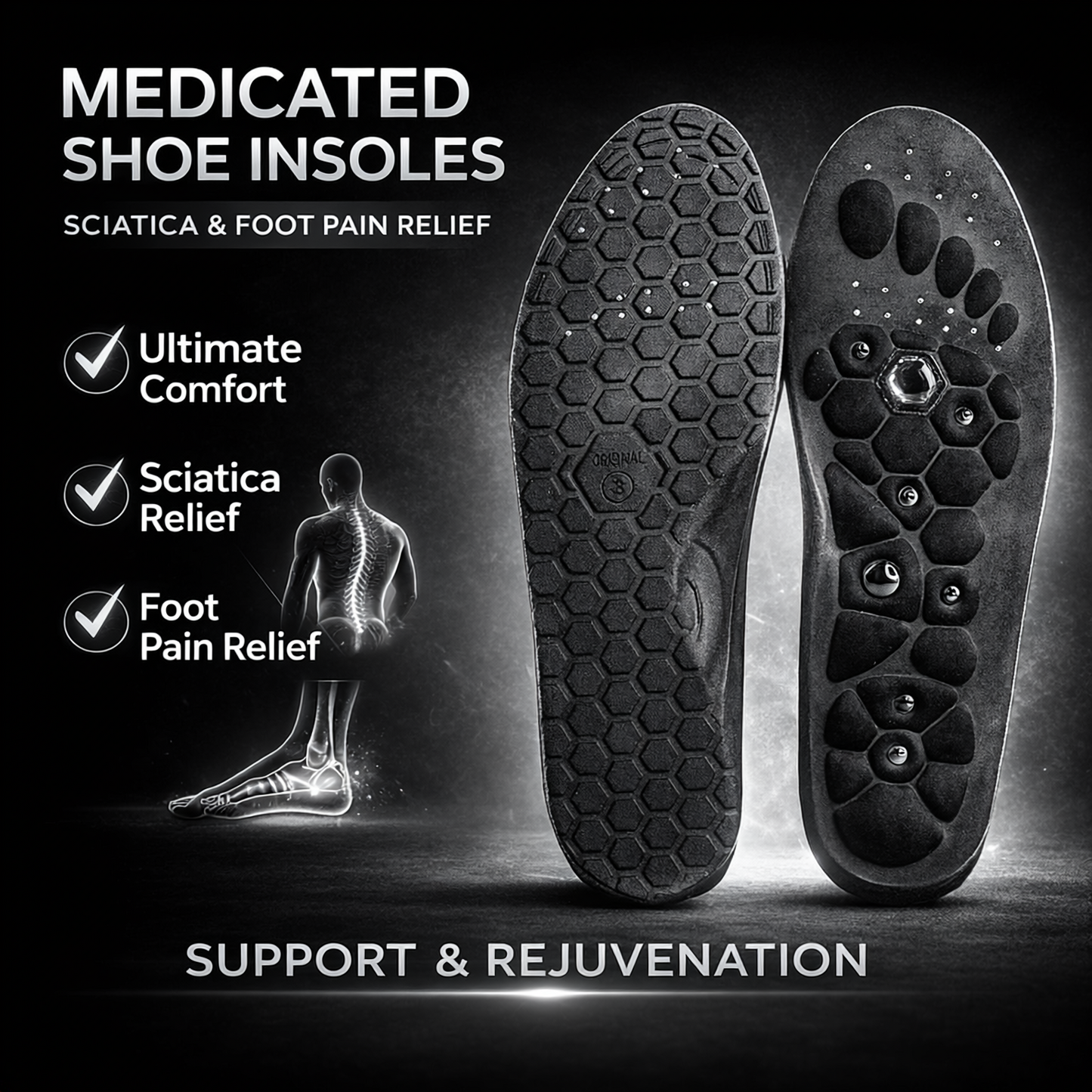 Striven™ Medicated Insoles
